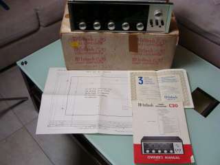  McIntosh C20  All Original Nos Tubes 1 Owner Orig Box/Manual/Docs