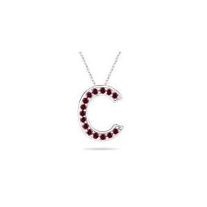  Ruby Initial C Pendant Jewelry