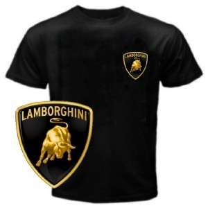 Lamborghini Logo Car T Shirt M,L,XL  