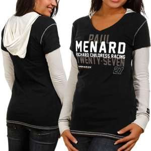 NASCAR Chase Authentics Paul Menard Ladies Double Layer Hooded Long 