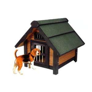  NEW Dog Cat Pet Wooden House Cabin Bed Lounger