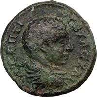   209AD Rare Ancient Roman Coin Pautalia THANATOS Daemon of Death  