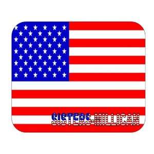  US Flag   Sisters Millican, Oregon (OR) Mouse Pad 