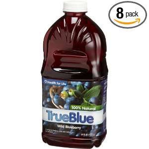 True Blue Wild Blueberry Cocktail, 64 Ounce Bottles (Pack of 8)