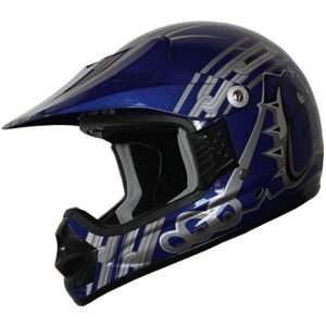    Kids ATV Motocross Helmet DOT 196 Blue/Pit Bull