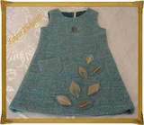LAURA BIAGIOTTI*DOLL*MADE IN ITALY*WOOL LINEN DRESS*6 Y  