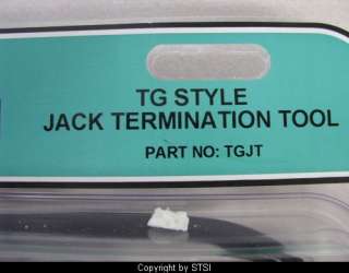 Panduit TG Style Jack Termination Tool TGJT ~STSI 074983798667  