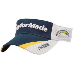 TaylorMade San Diego Chargers Navy Blue White 2010 Adjustable Visor