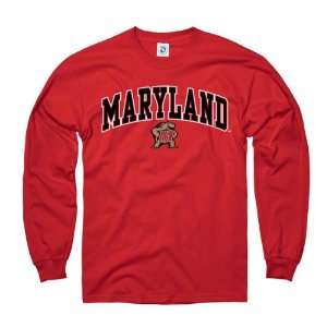  Maryland Terrapins Youth Red Perennial II Long Sleeve T 