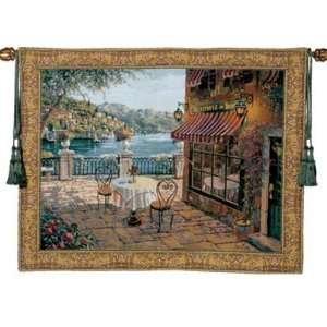  French Jacquard Terasse Wall Hanging Display Tapestry 