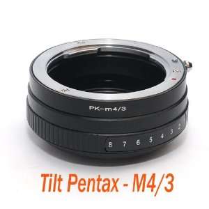  Tilt Pentax PK Lens to M4/3 MFT Camera Adapter, for Panasonic G1 