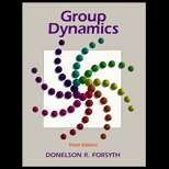 Group Dynamics 3RD Edition, Donelson R. Forsyth (9780534261481 