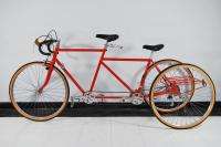 Vintage Ken Rogers Tandem Road Tricycle bicycle Red Bike Modolo Huret 