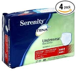 Tena Unisex Mens Womens Serenity Protective Underwear, Super Plus 