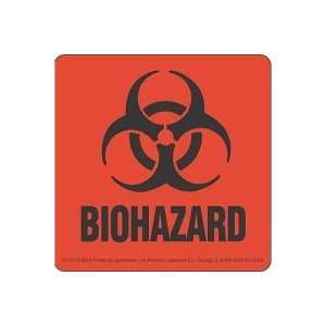  Biohazard Label, 4 x 4