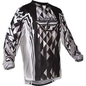  Fly Racing Kinetic Jersey Black/White 2012 Everything 