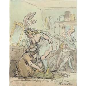  Thomas Rowlandson   24 x 30 inches   The Actresses 