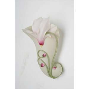    Cyclamen Wall Vase Set of 2 Ibis & Orchid Designs
