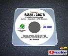 Tektronix TEK 2465B   2467B Service+Ops+GP​IB Manuals CD
