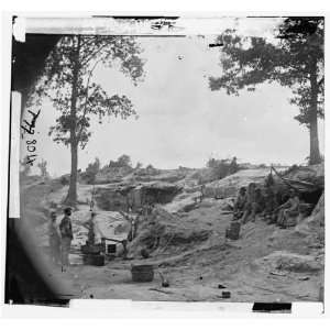   Virginia. Near view of bombproof in the advance line