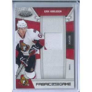  10 11 2010 11 Certified Erik Karlsson Fabric Fotg Patch 