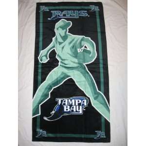 TAMPA BAY DEVIL RAYS 100% Cotton Full Size 30 by 60 BEACH / BATH 