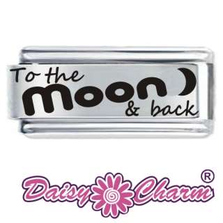 18mm Italian Charm Fits Nomination TO THE MOON & BACK  