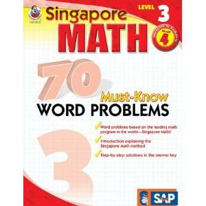   70 Must Know Word Problems Level 3 By Carson Dellosa Toys & Games