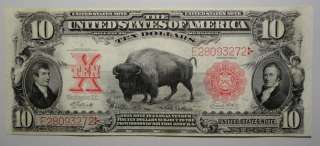 1901 $10 U. S. NOTE BUFFALO NICE CU  