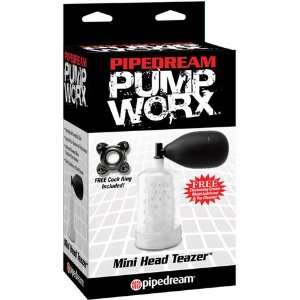  Pump worx mini head teazer w/soft silicone pleasure sleeve 
