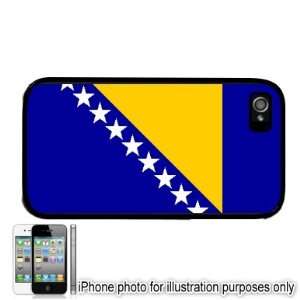  Bosnia Bosnian Flag Apple iPhone 4 4S Case Cover Black 
