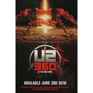  U2 360 AT THE ROSE BOWL 22 X 14 POSTER [569] Everything 