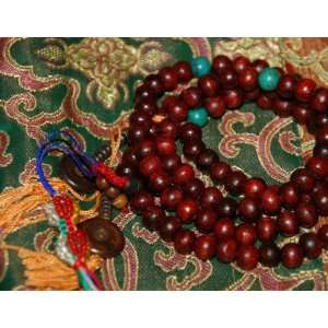   Mala with Turquoise + String Knot Dorje + Counters 