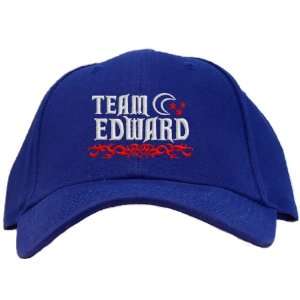Team Edward Embroidered Baseball Cap   Royal