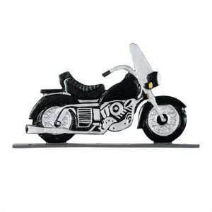   65273 30 Motorcycle Weathervane Finish Rooftop Black Toys & Games
