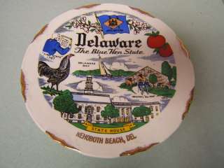 Collector Plate Delaware Travel Souvenir Vintage VGC  