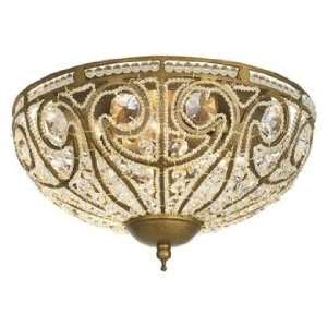   Collection Antique Gold 13 Wide Ceiling Light