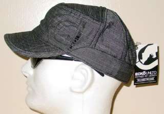 NWT Authentic Ecko RHINO Silicon Military Hat S/M Black  