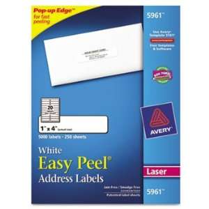  Avery Easy Peel Mailing Label   1 Width x 4 Length 