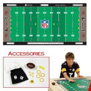  NFLR Licensed Finger FootballT Game Mat   Buccaneers Toys 