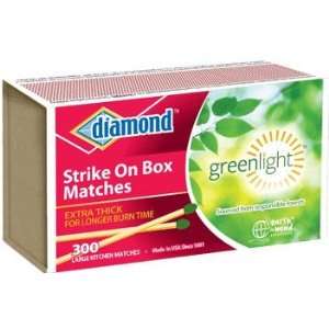   Diamond Strike On Box Greenlight Matches 300 Ct