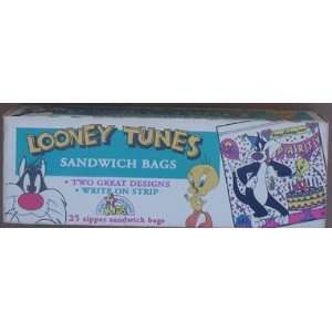   Looney Tune Sandwich Zipper Bags Unopen Box Of 25 