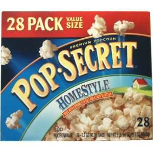 Pop Secret Homestyle Premium Microwave Popcorn 30 Pack Value Box 