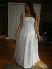 BEAUTIFUL Paloma Blanca High End Wedding Dress by Blue Bird Sz 14 New 