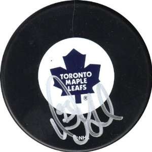  Doug Gilmour Toronto Maple Leafs Autographed Hockey Puck 