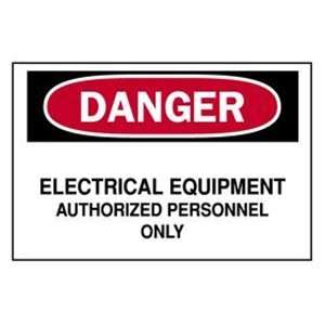  Label,3.5x5,electrical Equipment   BRADY 
