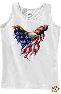 American Flag Eagle Tank Top T Shirt  New*  