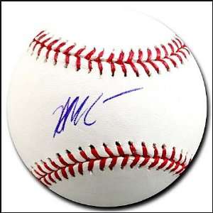 Brian McCann Autographed Ball   Official Major League