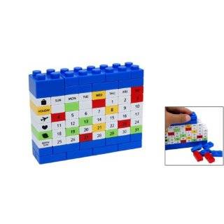 Como DIY Desktop Perpetual 3D Calendar Puzzle Toy Brick by Como