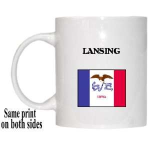  US State Flag   LANSING, Iowa (IA) Mug 